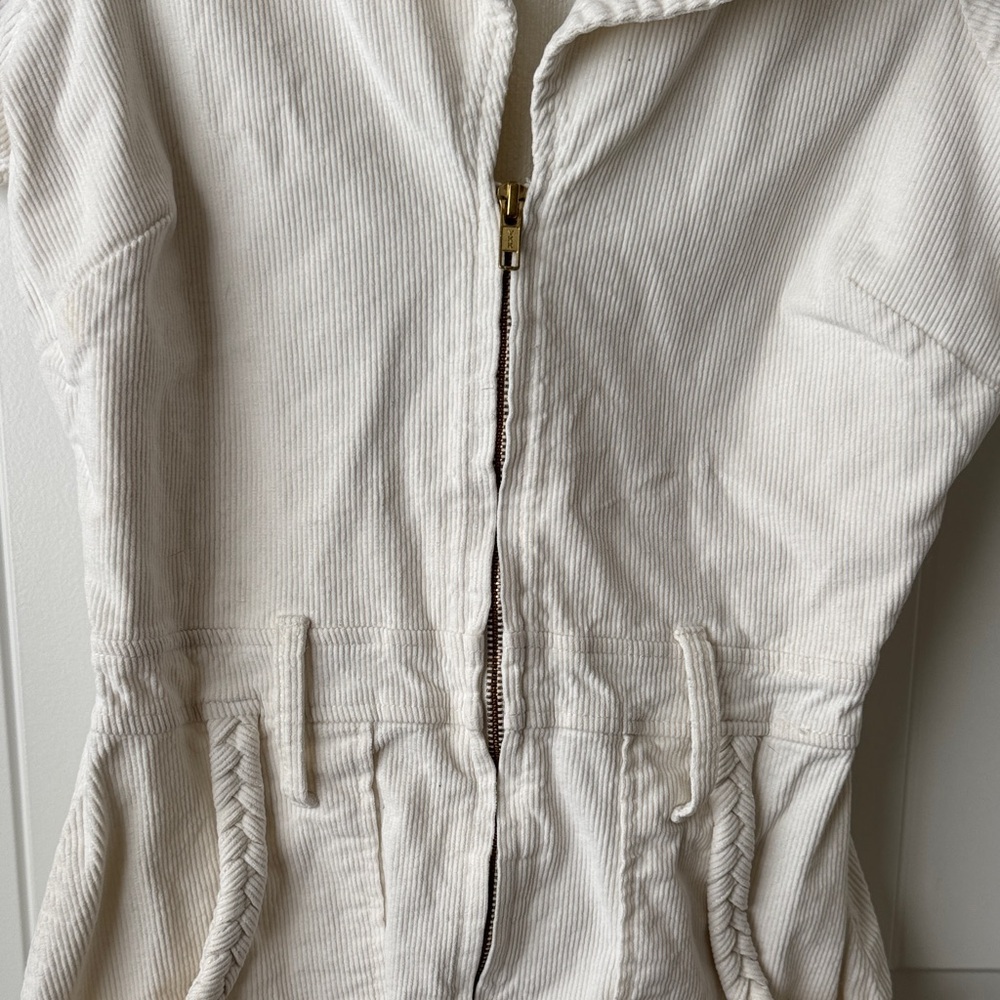 Show Me Your MuMu Ivory Short Sleeve dress - Picture 3 of 4